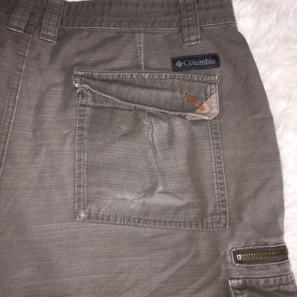 Columbia Cargo Shorts Sz 36 W 11 L Cotton Hiking Outdoors - Picture 11 of 14